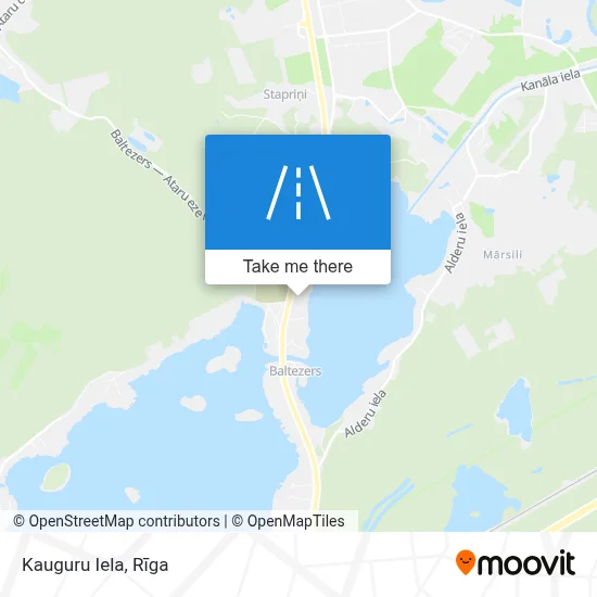 Kauguru Iela map