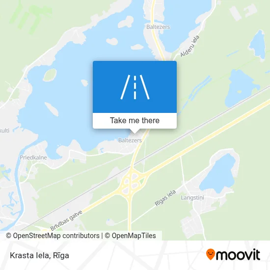 Krasta Iela map