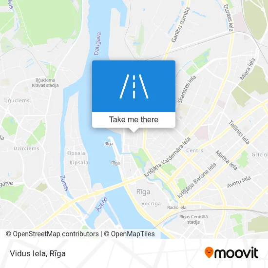 Vidus Iela map