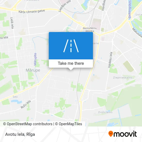 Avotu Iela map