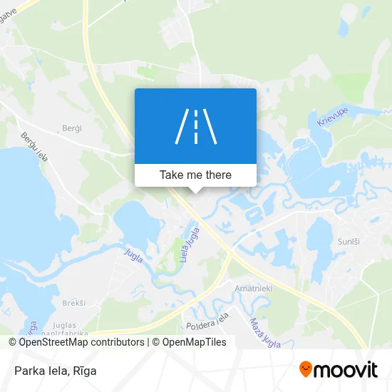 Parka Iela map