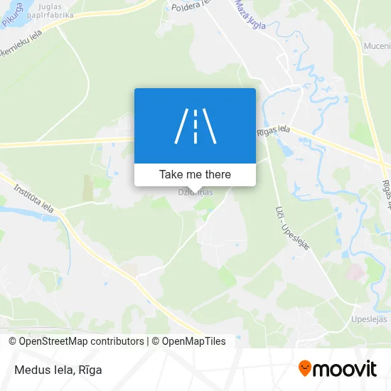 Medus Iela map