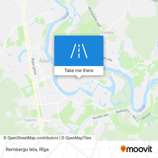 Rembergu Iela map