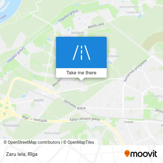 Zaru Iela map