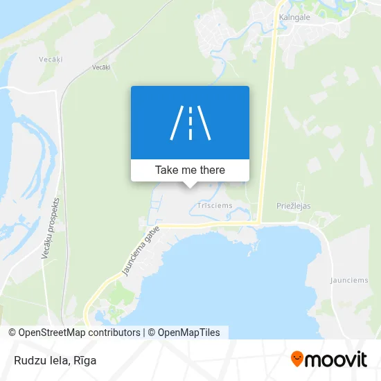 Rudzu Iela map