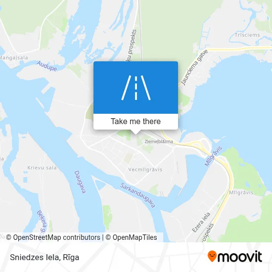 Sniedzes Iela map
