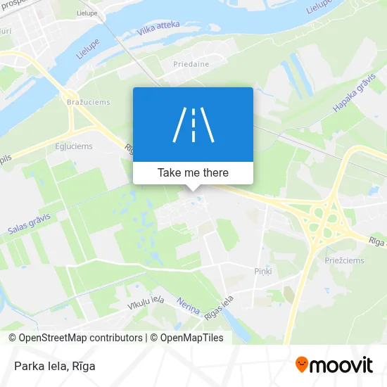 Parka Iela map