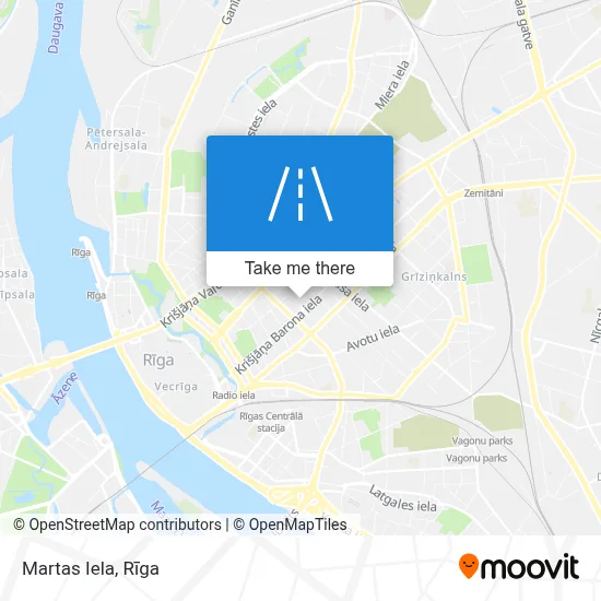 Martas Iela map