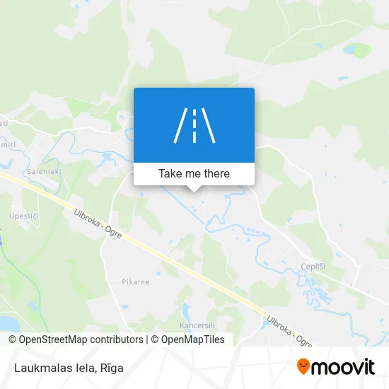Laukmalas Iela map