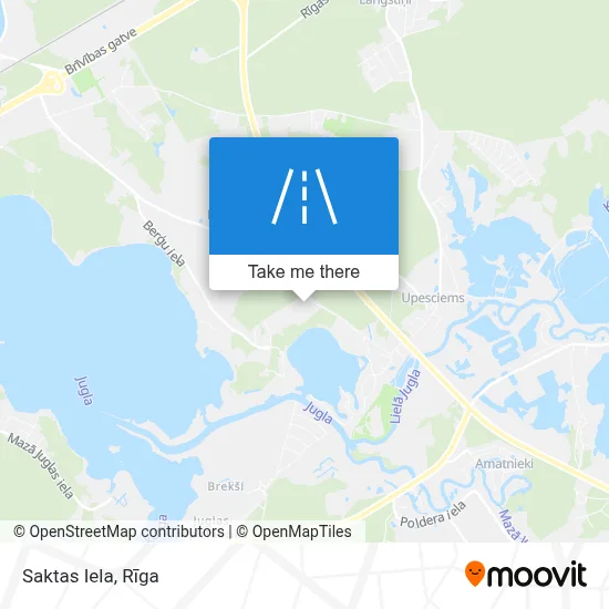 Saktas Iela map