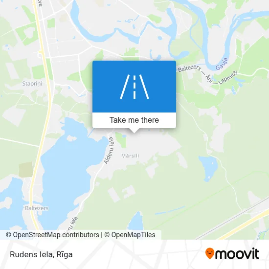 Rudens Iela map