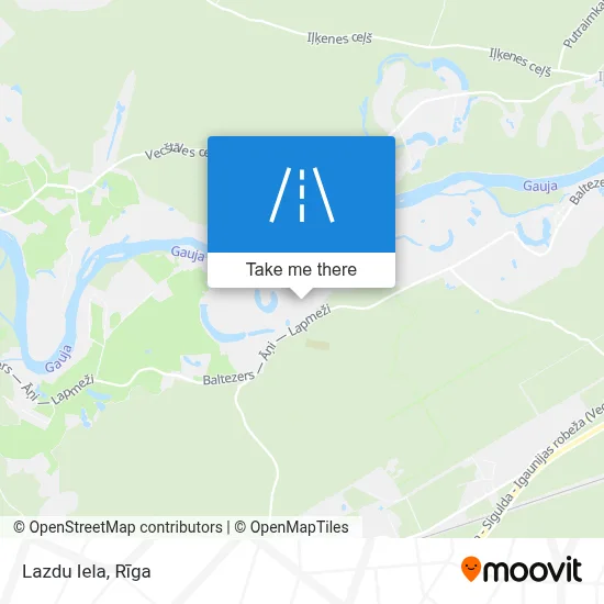Lazdu Iela map
