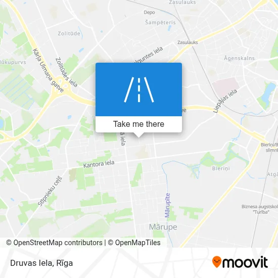 Druvas Iela map