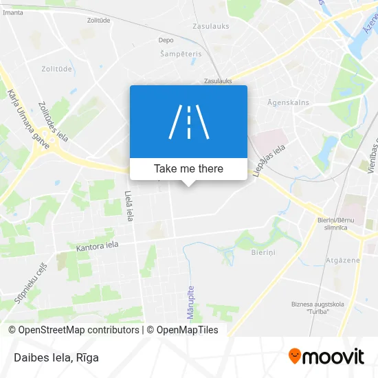 Daibes Iela map