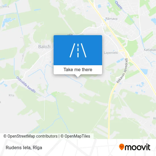 Rudens Iela map