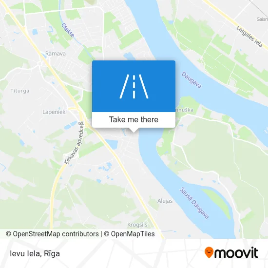 Ievu Iela map