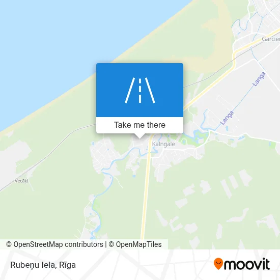 Rubeņu Iela map