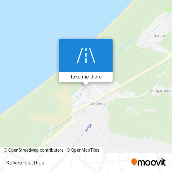 Kalves Iela map
