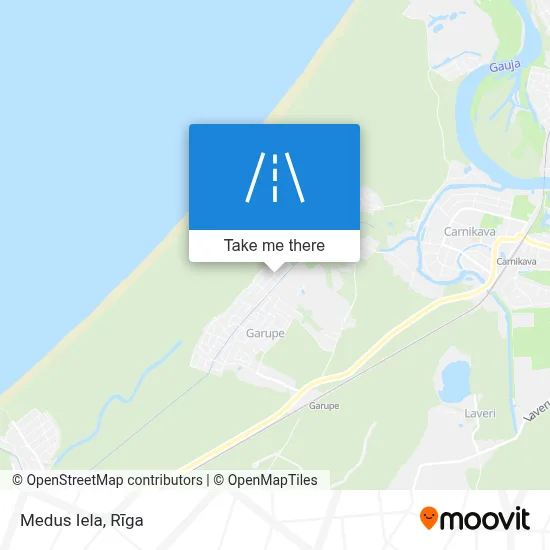 Medus Iela map