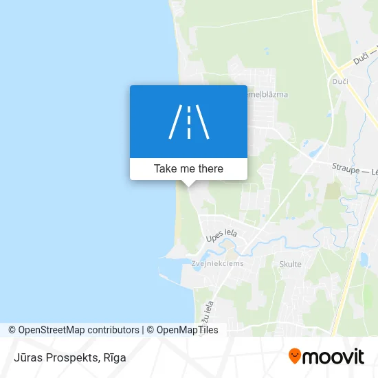 Jūras Prospekts map