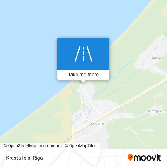 Krasta Iela map