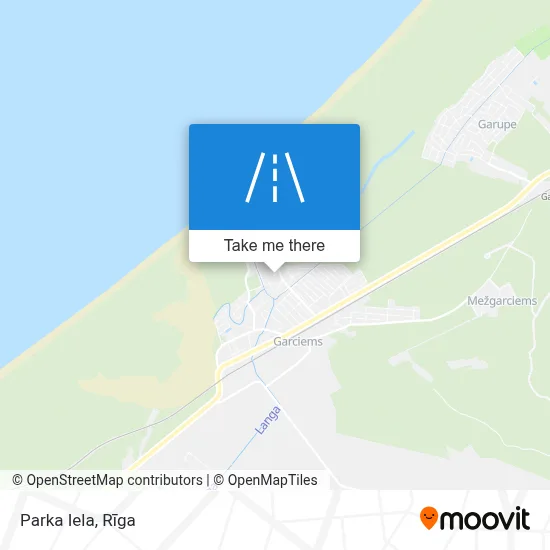 Parka Iela map
