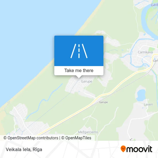 Veikala Iela map
