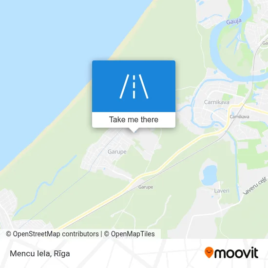 Mencu Iela map