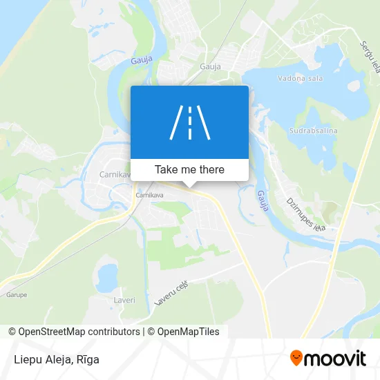 Liepu Aleja map