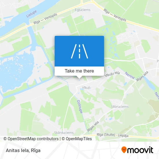 Anitas Iela map