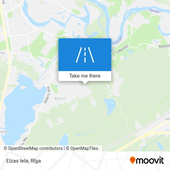 Elzas Iela map