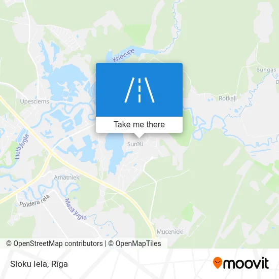 Sloku Iela map