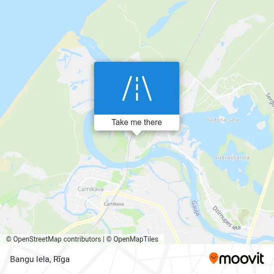 Bangu Iela map