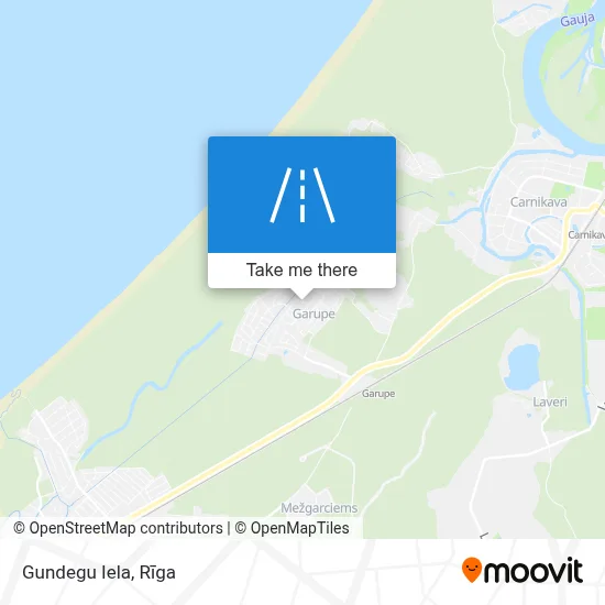 Gundegu Iela map