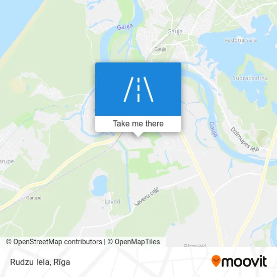 Rudzu Iela map