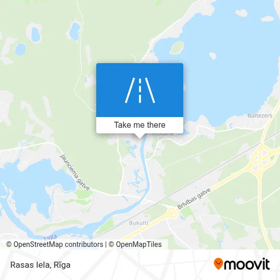 Rasas Iela map