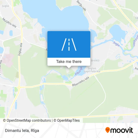 Dimantu Iela map