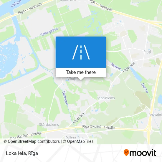 Loka Iela map