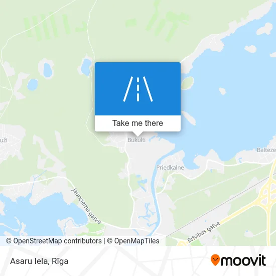 Asaru Iela map