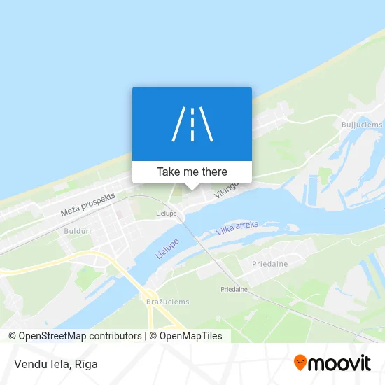 Vendu Iela map