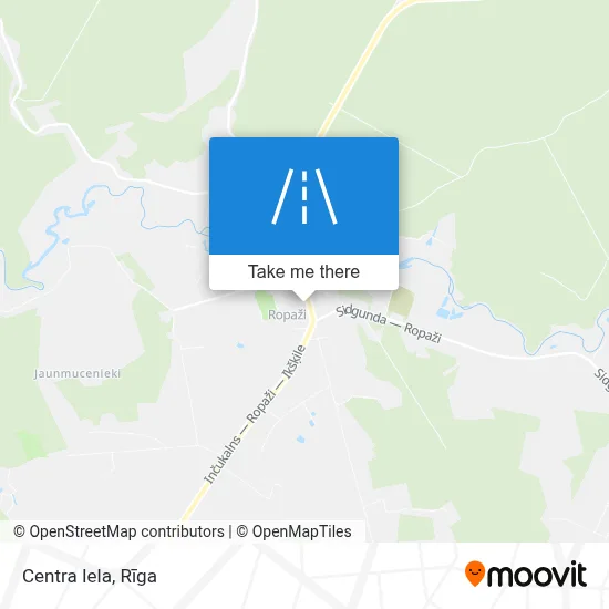 Centra Iela map