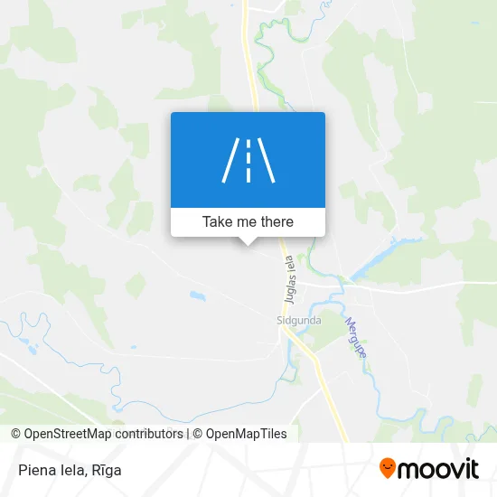 Piena Iela map