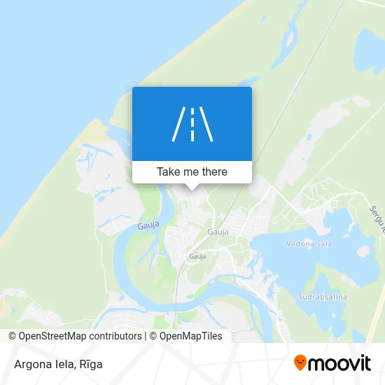 Argona Iela map