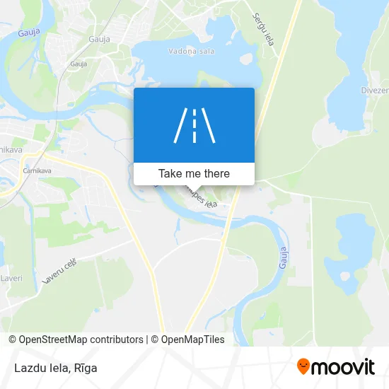 Lazdu Iela map