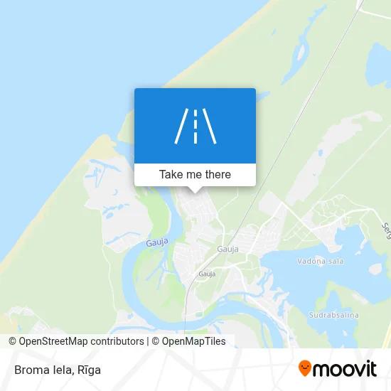 Broma Iela map