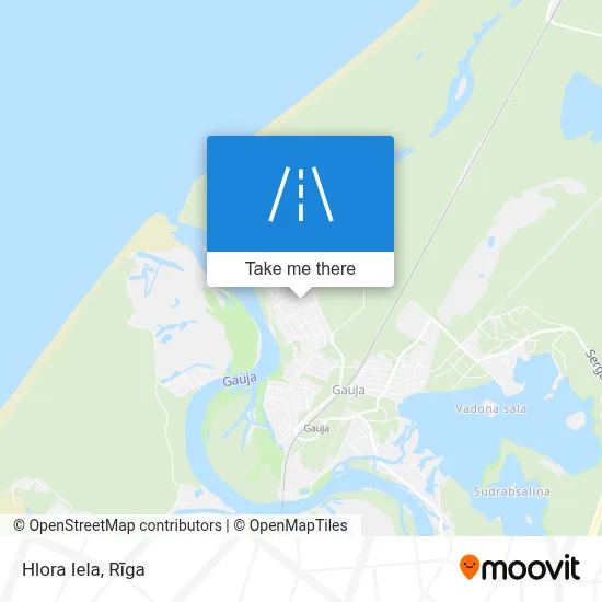 Hlora Iela map