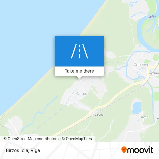 Birzes Iela map