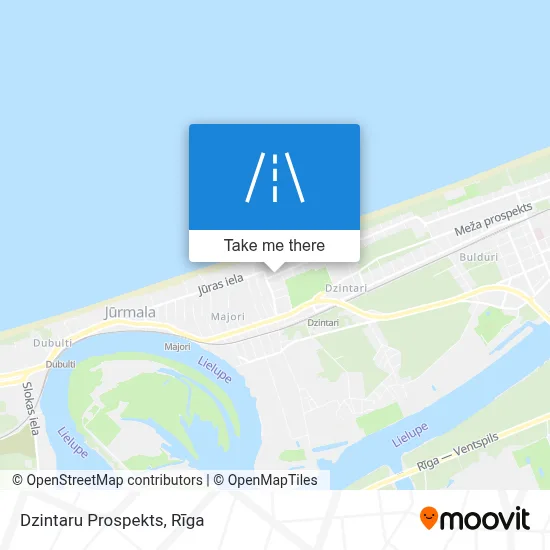 Dzintaru Prospekts map