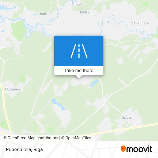 Rubeņu Iela map