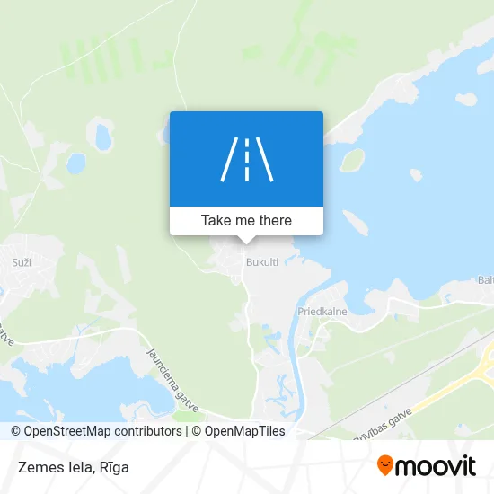 Zemes Iela map